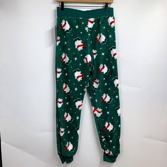 Fashion Nova Women's Baby It's Cold Outside Snowman Plush PJ Joggers SIze S NWT‎ - Picture 2 of 13
